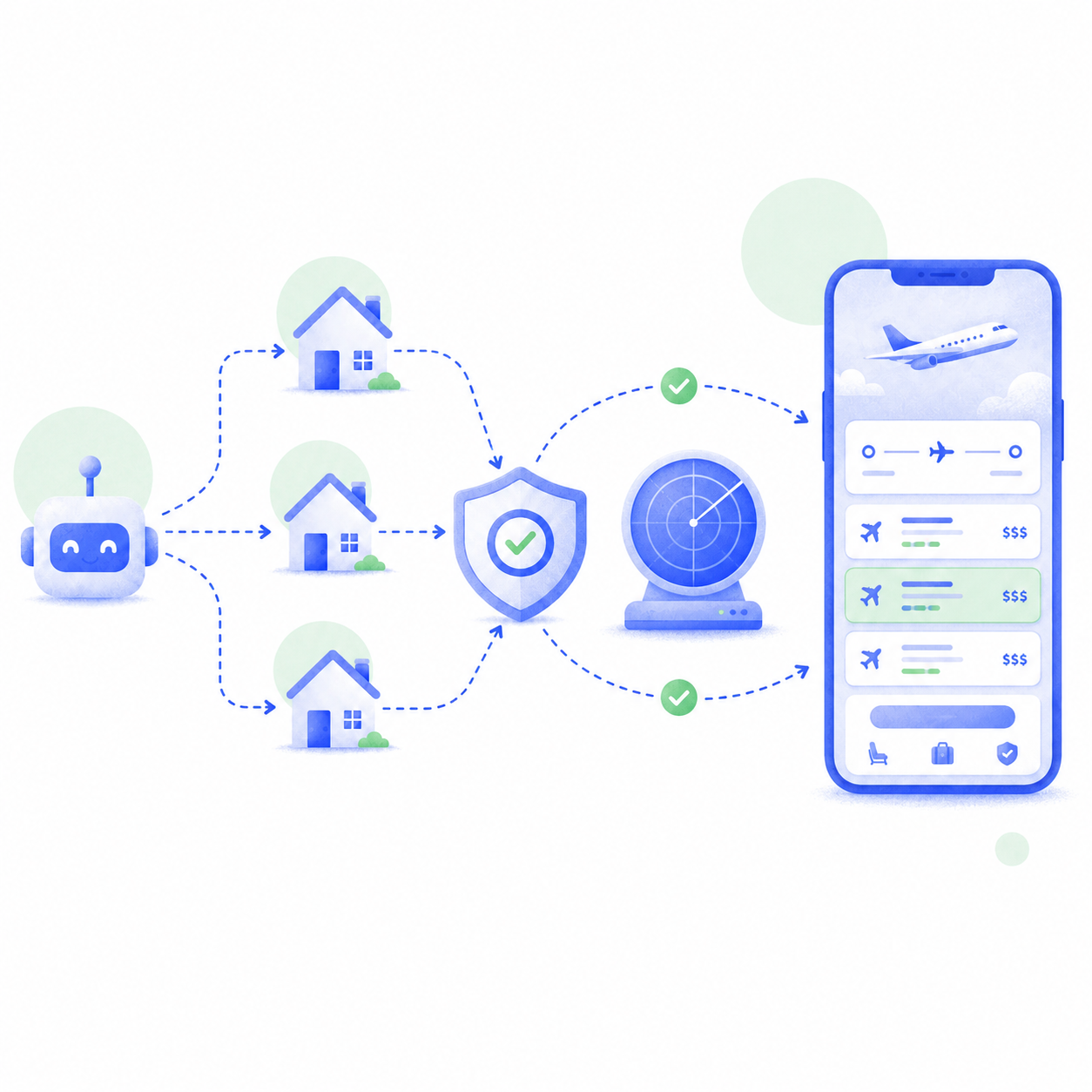 An illustration of scraping travel data